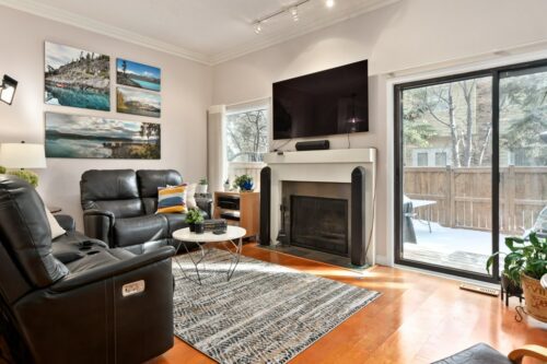 Bright living room at 512 Point McKay Grove NW